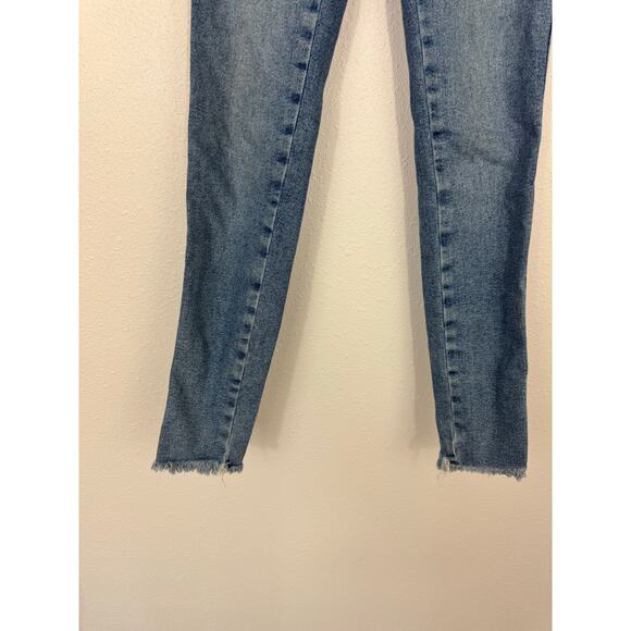 We The Free High Rise Raw Hem Skinny Jeans Size 25 - Picture 3 of 6